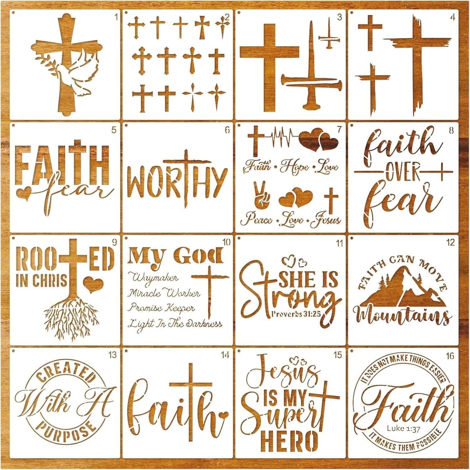 Religion Stencil