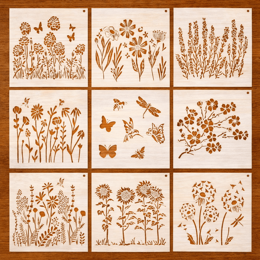 Flower Stencil