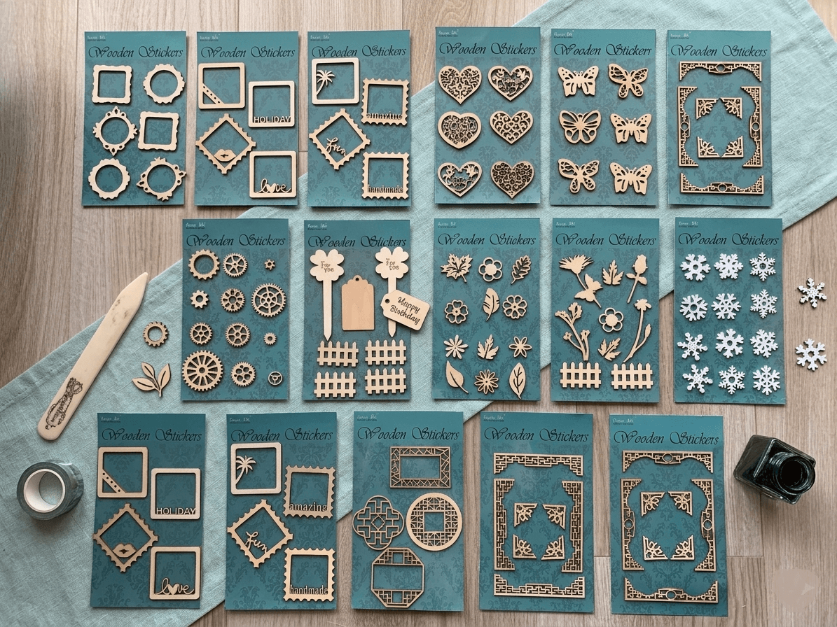 Wooden Stickers